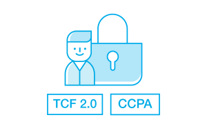 TCF and CCPA - OnAudience Compliance icon