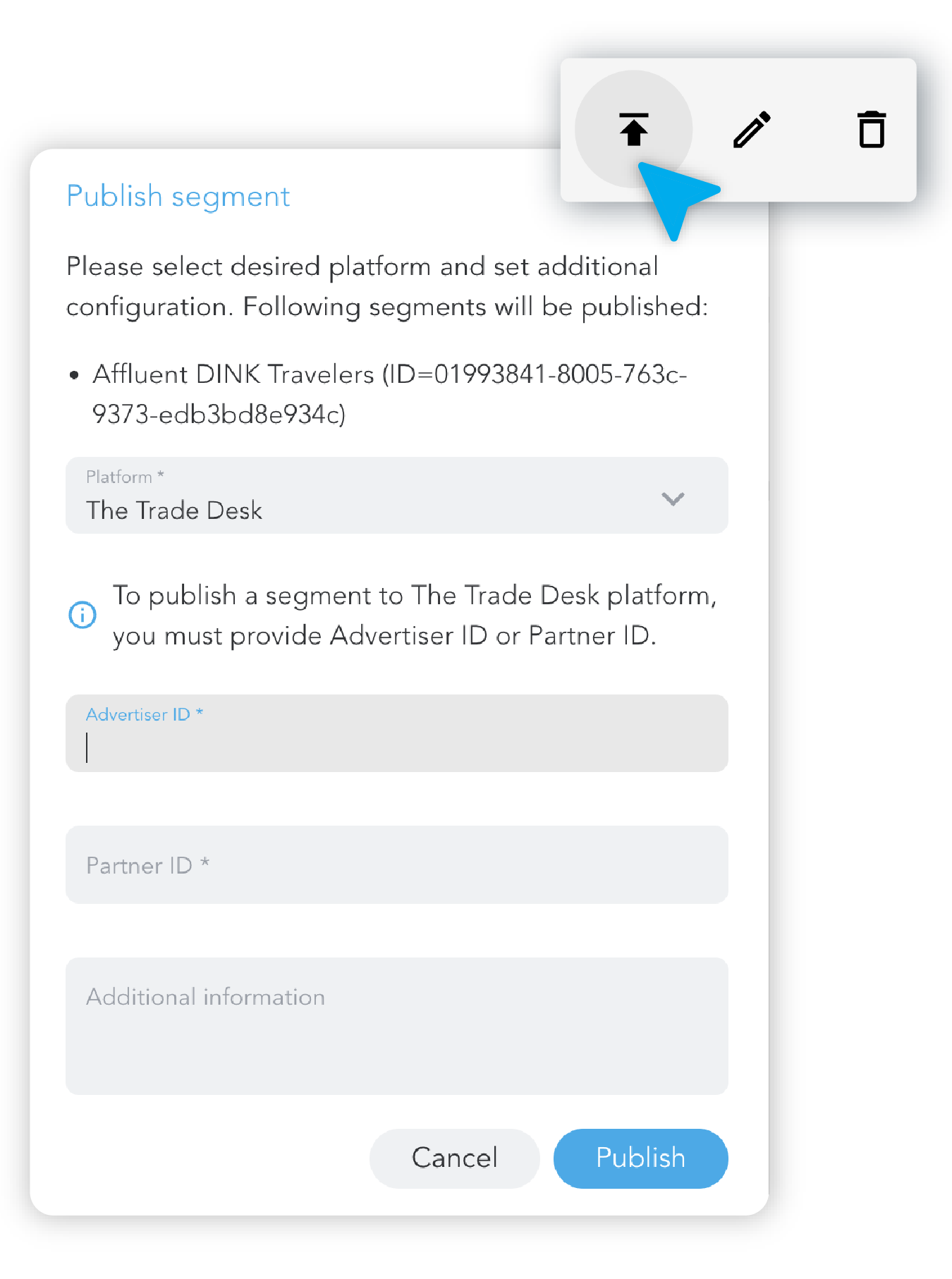AI_AUdiences_Publish_a_segment_On_selected_platform